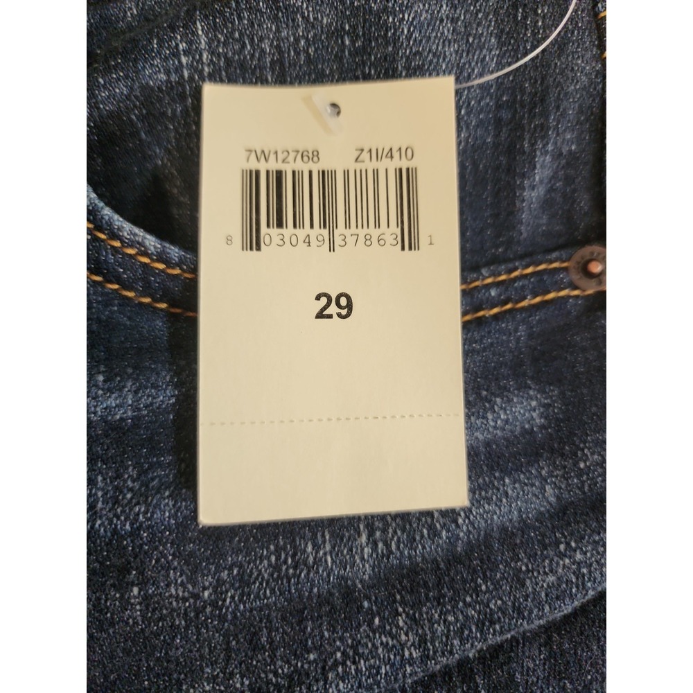 Lucky Brand Jeans Womens 8/29 Blue Denim Dark Wash Easy Rider Crop 33x26 Casual - Picture 4 of 13